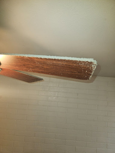 dusty ceiling fan