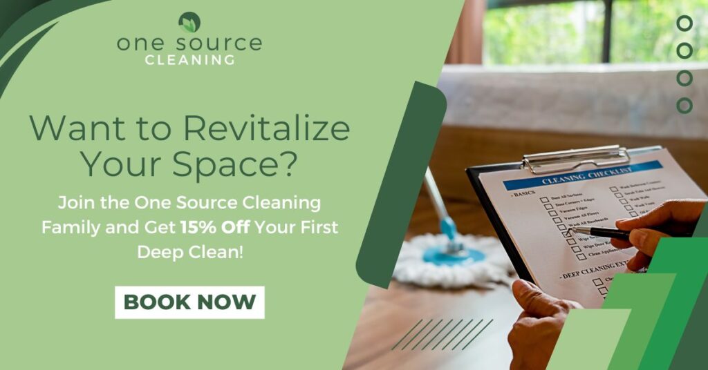 15% off your first deep cleaning