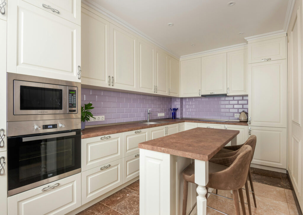 Clean kitchen back splashes and polish that chrome to shine again